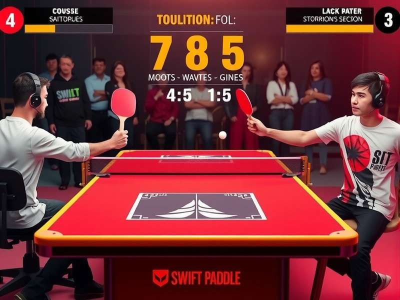 Swift Paddle Indore tournament event with players and audience