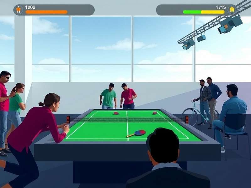 Swift Paddle Indore game screenshot showing two players competing